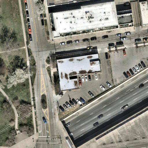 Aerial view of 580 Park Street roof