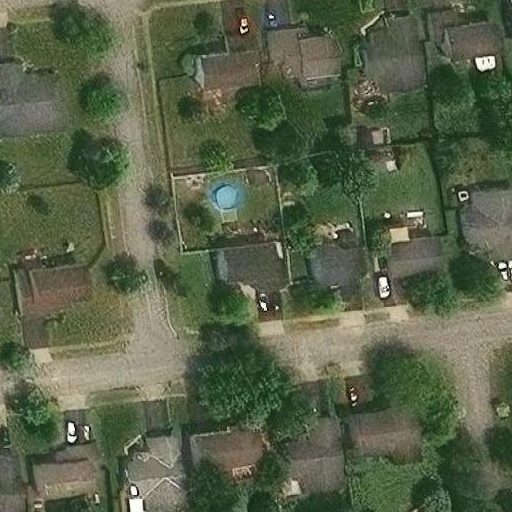 Aerial view of 5016 Inspiration Drive roof